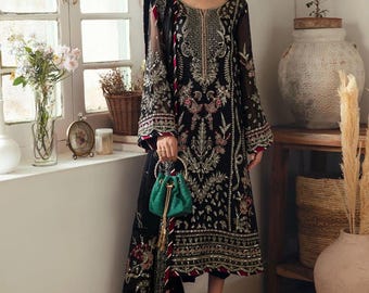 Pakistani Salwar Kameez | Indian Wedding Dress | Indian Salwar Kameez for Women | Gulaal Designer Salwar Suit | Custom Size