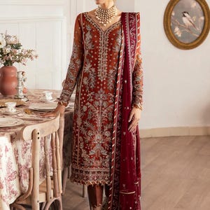 Pakistani Salwar Kameez | Indian Wedding Dress | Indian Salwar Kameez for Women | Gulaal Designer Salwar Suit | Custom Size