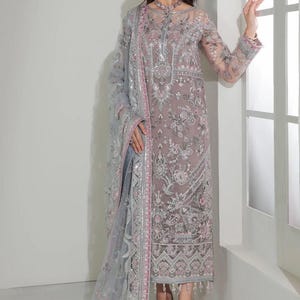 Pakistani Salwar Kameez | Indian Wedding Dress | Indian Salwar Kameez for Women | Designer Inspired Salwar Suit | Custom Size