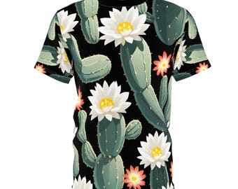 All-Over Print T-Shirt | Cactus | Flowers | Nature | Succulents