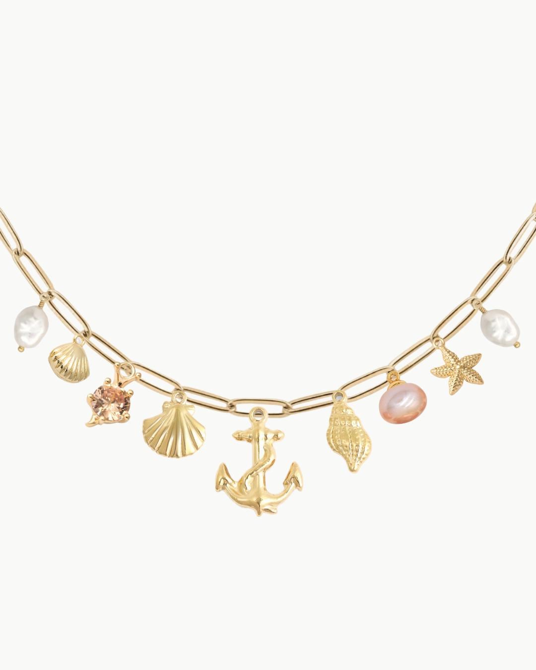 Seaside Treasure Charm Necklace