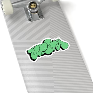 Graffiti Sticker, Urban Street Art Decal, Hip Hop Slap Sticker, Cool Skateboard Laptop Sticker, Graffiti Art Gift, Music Festival Sticker