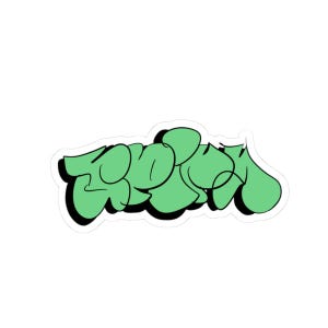 Graffiti Stickers, Urban Street Art Decal, Hip Hop Slap Sticker, Cool Skateboard Laptop Sticker, Graffiti Art Gift, Music Festival Sticker