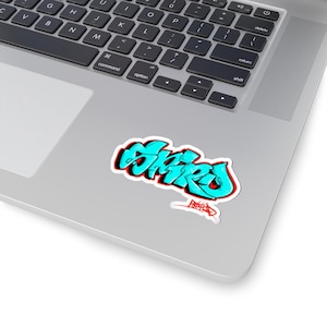 Graffiti Stickers, Street Art Slap, Kiss-Cut Decals, Urban Graffiti Laptop Stickers, Hip Hop Sticker Pack, DIY Skateboard Stickers