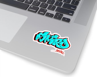 Graffitistickers, street art klap, kiss-cut stickers, urban graffiti laptopstickers, hiphop stickerpakket, doe-het-zelf skateboardstickers