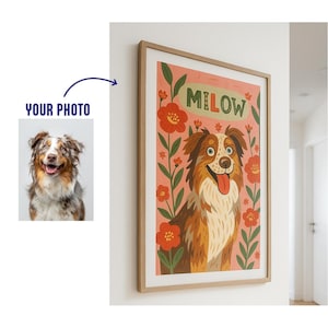 Ritratti di animali disegnati a mano dalla tua foto! Regalo personalizzato perfetto per ogni occasione. Download digitale immediato.