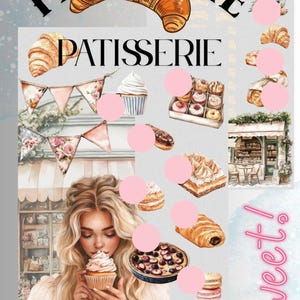Sparspiel Patisserie A7, Sparchallenge Gebäck, Rubbelchallenge, Umschlagmethode, Sparspiel