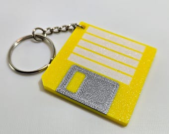 Floppy Disk Keychain