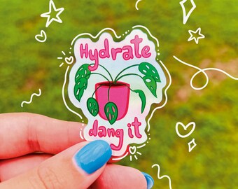 Holographic Hydrate Sticker
