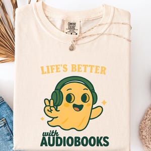 Audiobook Lover PNG| Life's Better With Audiobooks| Audiobook Lover book Club| Audiobook clipart| Funny Audiobook Lover Gift