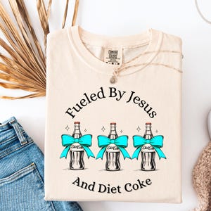 Angetrieben von Jesus und Diet Coke PNG Bundle | Diet Coke Design | Geschenk für Cola-Liebhaber | Diet Coke PNG Sublimation Jesus Liebhaber Designs