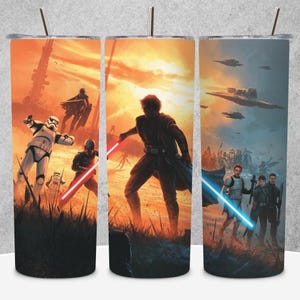 Space Hero Tumbler Wrap | 20 oz Skinny Tumbler Sublimation Design | Space Battle Theme Tumbler Wrap | Instant Download | High Quality PNG