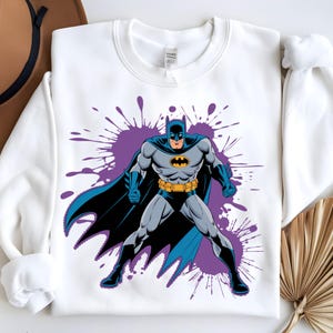 Movie Character PNG | Superhero Splash and Watercolor Design | Digital PNG file For Sublimation | Cartoon Character Png | Instant Download