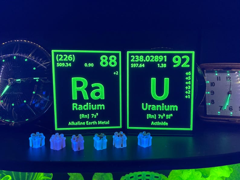 Uranium Radium Uranium and Radium Signs! - Etsy