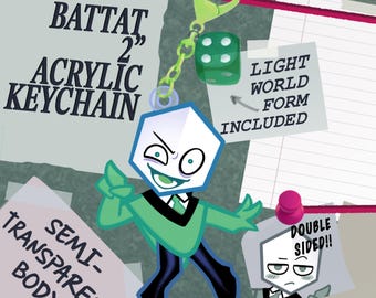 Llavero acrílico Battat de 2"
