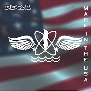 US Navy Naval Aircrew AW Decal for Car Truck Window or Wall