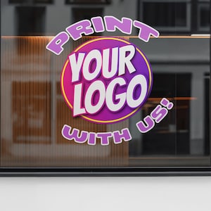 Stickers logo personnalisés - Téléchargez votre logo pour obtenir des stickers vinyles polychromes