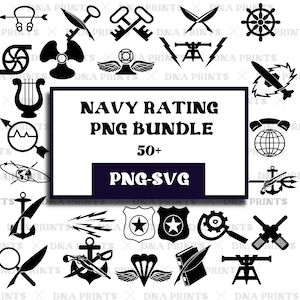 US Navy Rating PNG's en SVG's