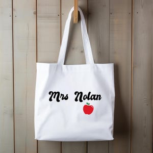 Custom Teacher Tote Bag, End Of Year Teacher Gift, Personalized Teacher Bag, Teacher Gift, Tote Bag, Teacher Appreciation, Teacher Gift