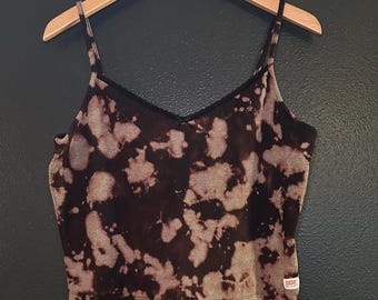 Regata feminina tamanho XL Levi's Dry Goods cropped de tecido waffle