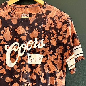Coors Bleach Tie Dyed Shirt Adult Medium