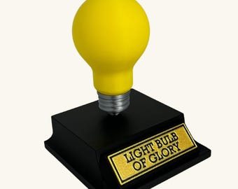 Light Bulb of Glory – 3D‑Printed Classroom Trophy for CKLA & Eureka Student Inventor Program