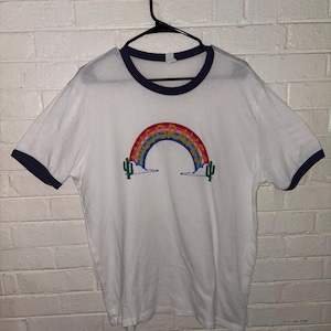Kacey Musgraves Rainbow Ringer Tee Golden Hour Era Ringer Shirt Texas Two Bits