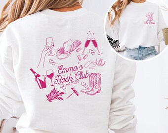 Custom Cowgirl Bachelorette Party Sweatshirt, Bride to be Sweatshirt, Personalized Bachelorette Gift, The Bride Sweatshirt, Bridesmaid Gift