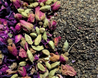 Her Majes'tea Kräuterteemischung: Tulsi, Rose, Kardamom