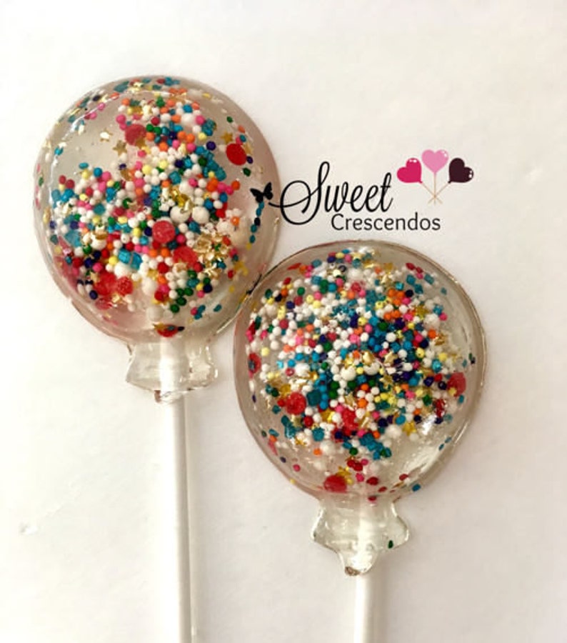 Birthday Balloon Lollipops Birthday Lollpops Kids Party Favors image 1