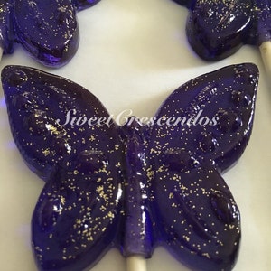 BUTTERFLY Lollipops Hard Candy Favors Perfect for your Garden Party image 2