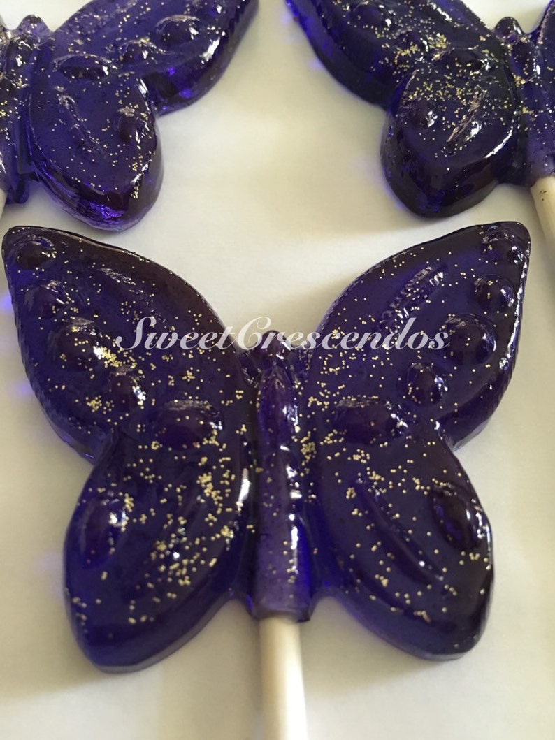 BUTTERFLY Lollipops Hard Candy Favors Perfect for your Garden Party image 2