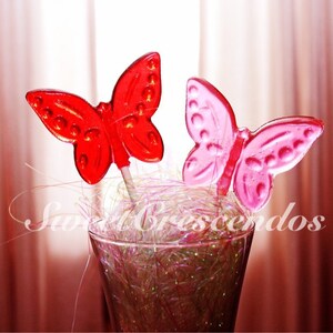 BUTTERFLY Lollipops Hard Candy Favors Perfect for your Garden Party image 5