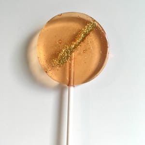 Rosé Champagne Lollipops Hard Candy Lollipops Party Favors Rosé Champagne Lollipops Gourmet-New Years Bridalshower Wedding Favors image 3