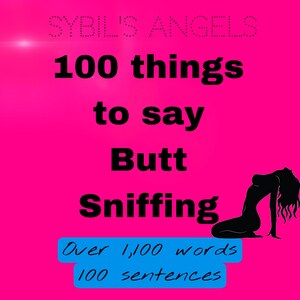 Butt sniffing script | femdom Findom humiliation adult work sissy cei paypig onlyfans cam girl financial domination