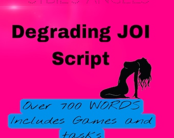 Degrading JOI script and Games ||| femdom Findom humiliation adult work sissy cei paypig onlyfans cam girl financial domination