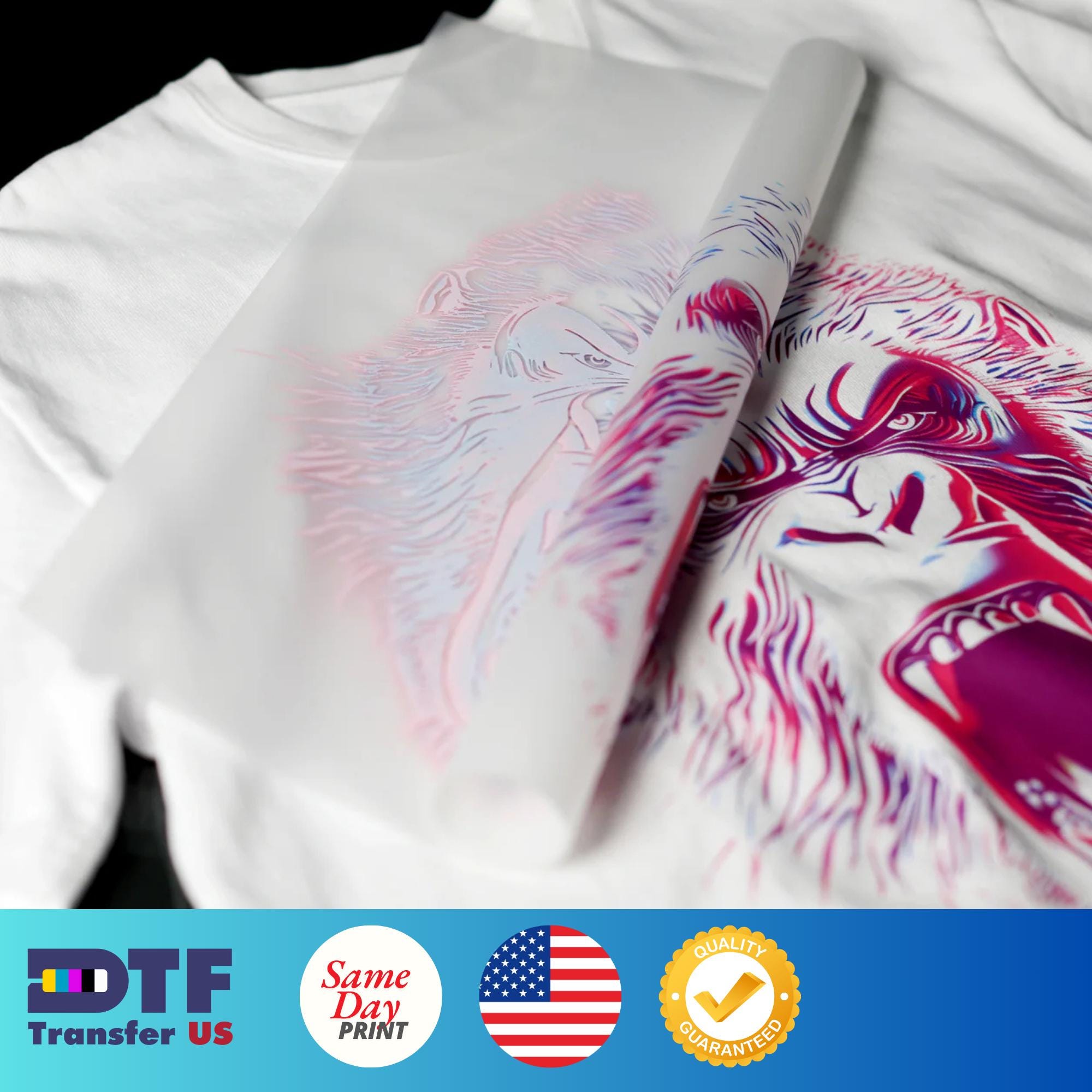 Custom DTF Heat Transfer – Gang Sheets, Durable Apparel Prints - Etsy