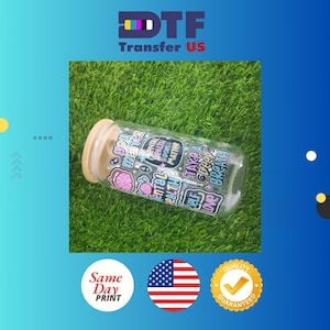 Benutzerdefinierte UV Dtf Gruppenblatt | Hochwertige Aufkleber für Glassublimation | Grosshandelspreise, UV-DTF Transfer
