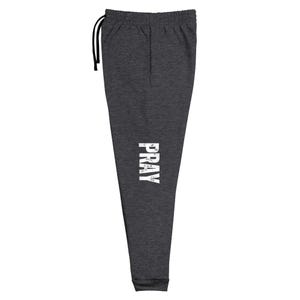 Christian Joggers for Men & Women, PRAY Faith Sweatpants, Unisex Activewear, Christian Gift, Inspirational Gift, Gift for Her, Gift for Him