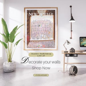 The New Yorker Print New Yorker Orchester Mac Magazin-Cover-Set The New Yorker Poster Trendige druckbare Wandkunst DIGITALE Drucke