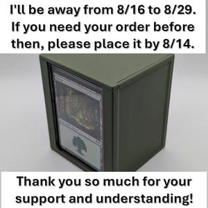 MTG Commander Deck Box EDH Compact Magnetic Mini Snap