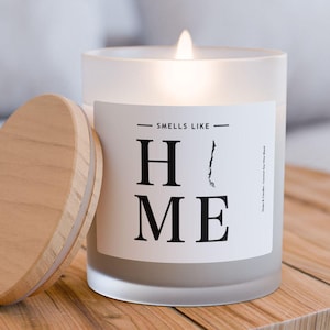 Chile Candle - Smells Like Home - Chile Map / Country Silhouette Candle, Chile Gift and Home Decor
