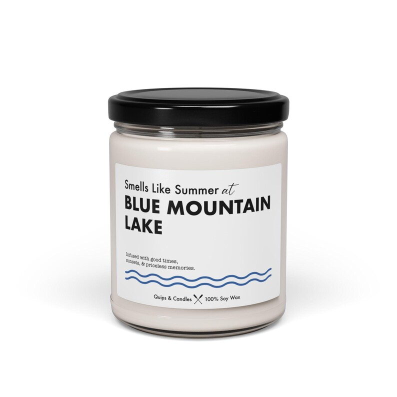 QuipsAndCandles Blue Mountain Lake Candle - Thumbnail 2