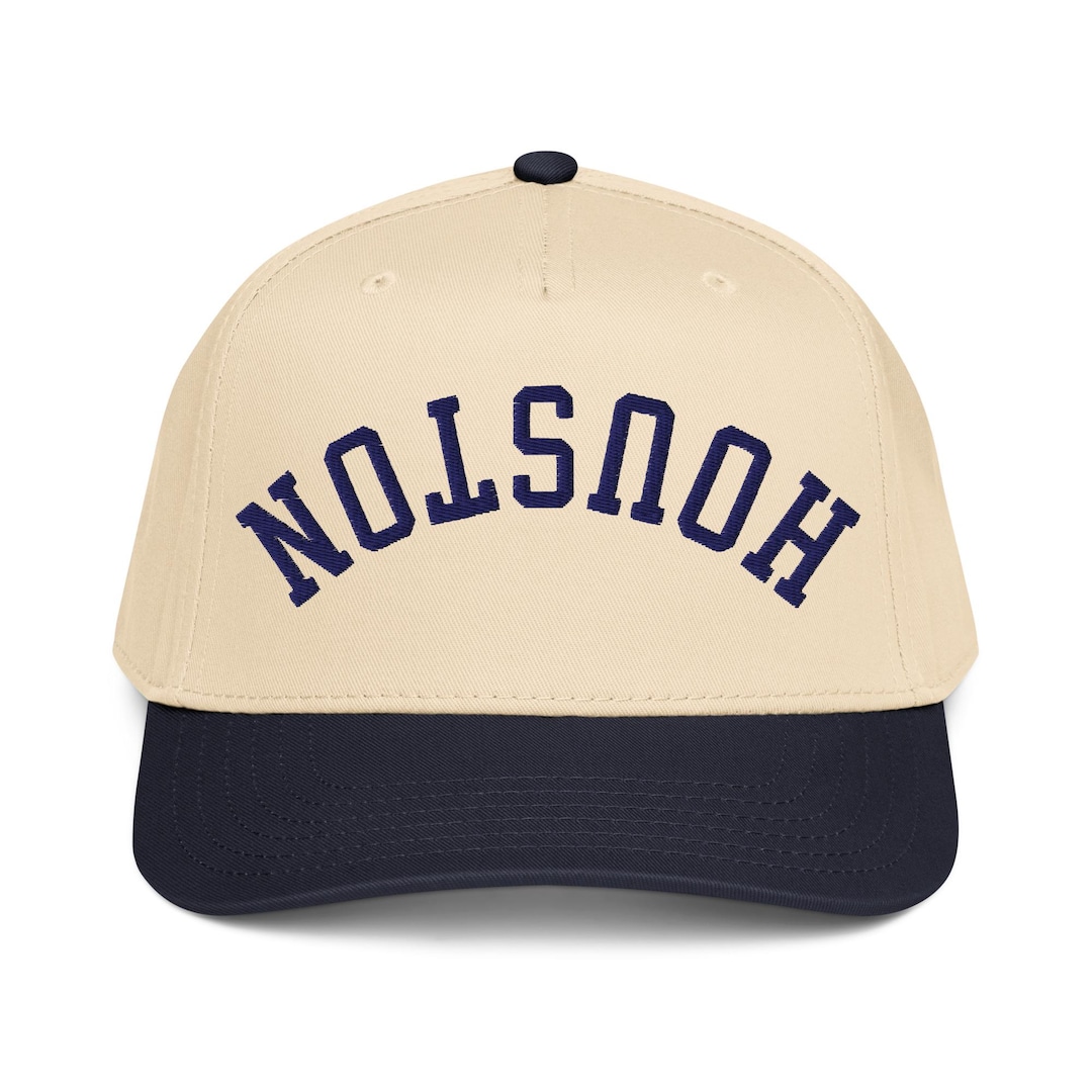 Houston Python Hat HOUSTON Upside Down Hat - Custom Embroidered Houston Hat, Inverted City ...