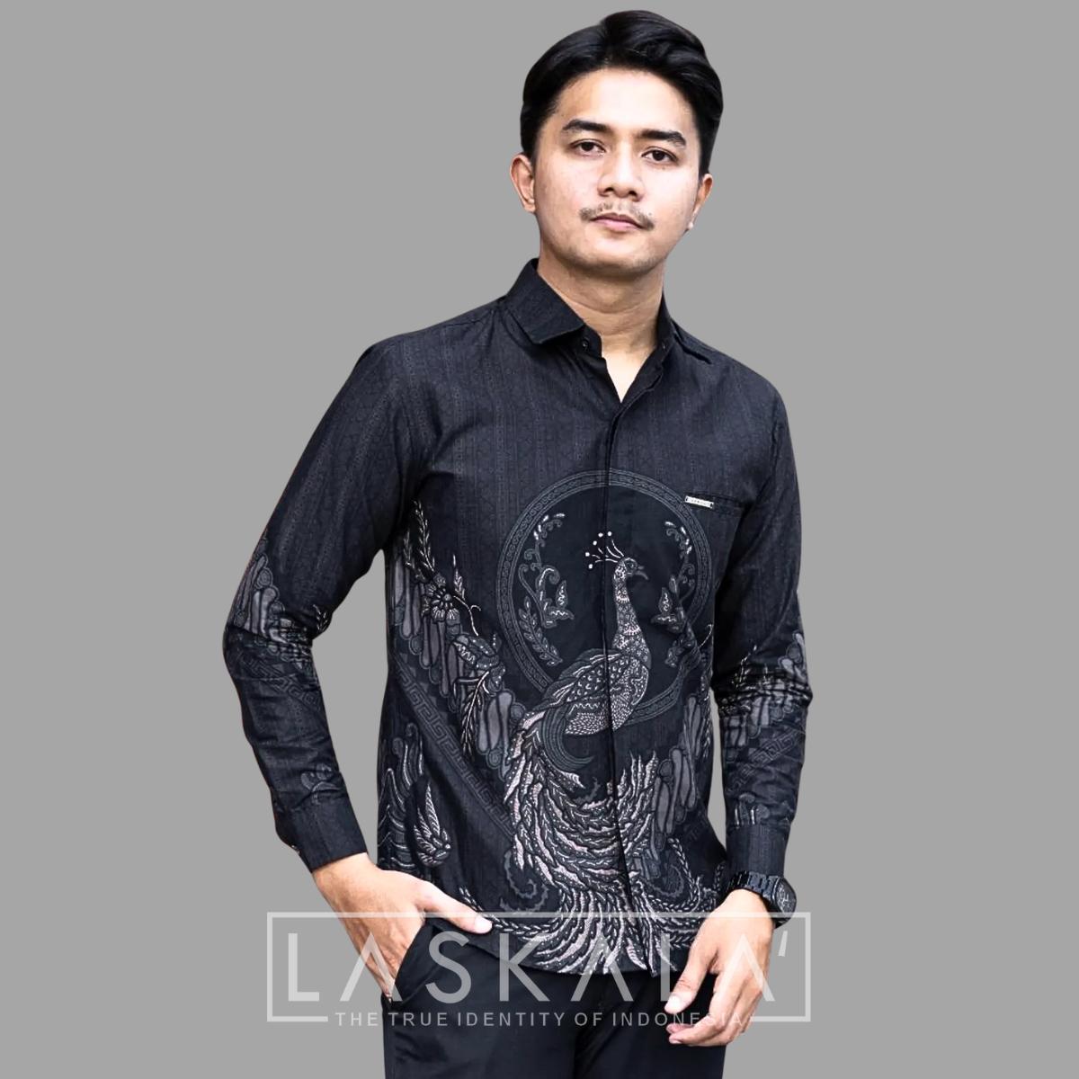 Men's Slim-fit Batik Shirt “turangga” | Breathable & Quick-dry