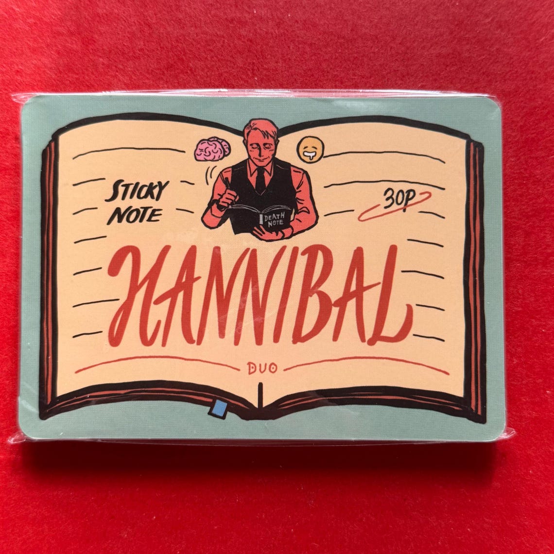 Hannibal TV Show Sticky Notes Set – 8 Designs, 30 Sheets Each, Flap ...