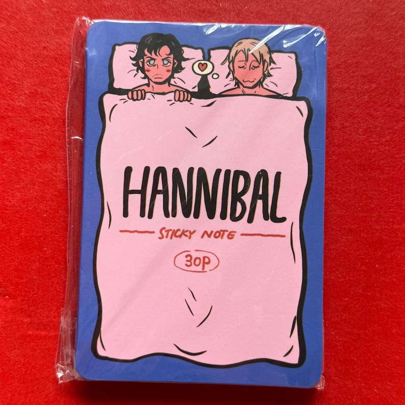 Hannibal TV Show Sticky Notes Set – 8 Designs, 30 Sheets Each, Flap ...