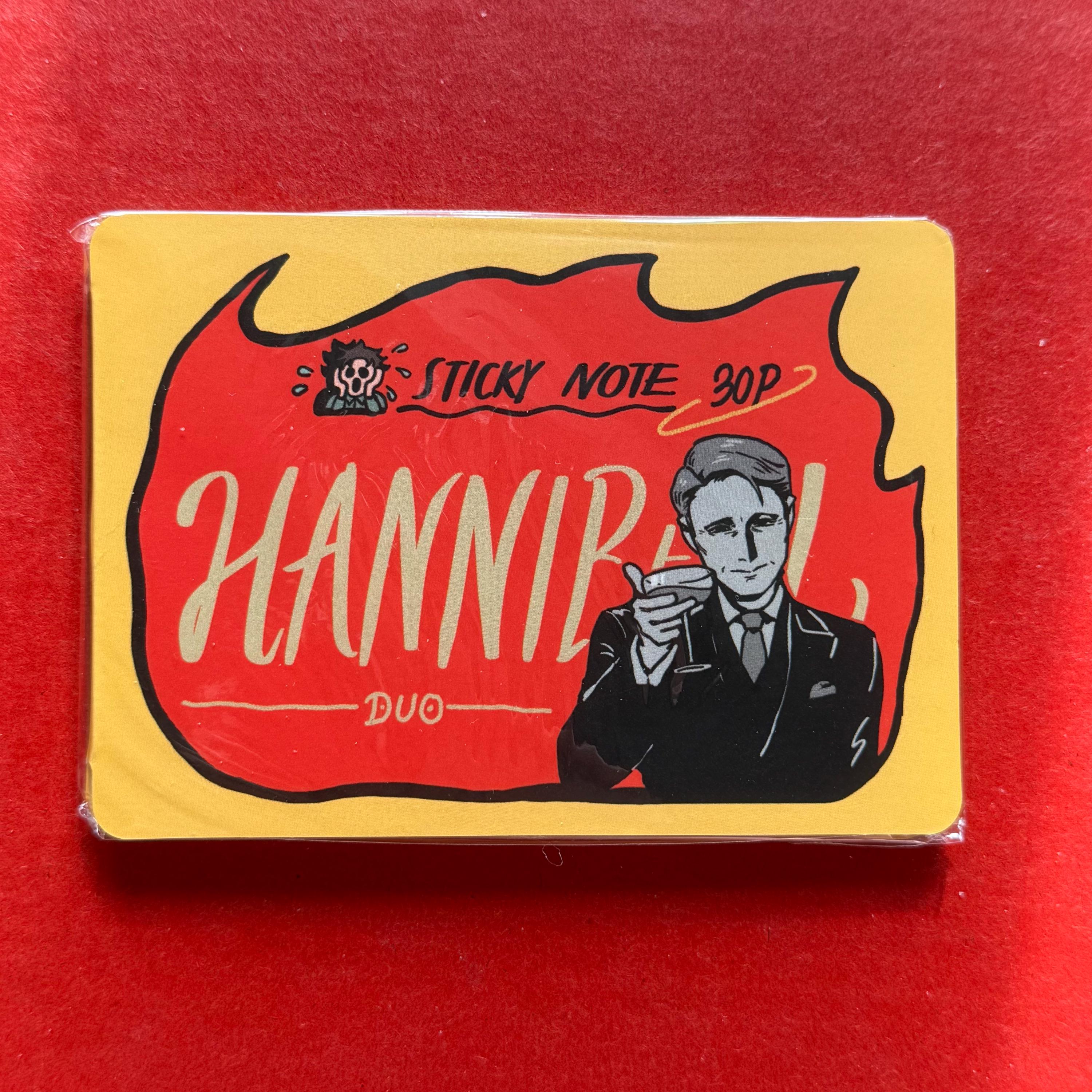 Hannibal TV Show Sticky Notes Set – 8 Designs, 30 Sheets Each, Flap ...