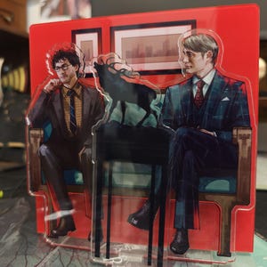 Hannibal TV Show - Hannibal & Will Graham - Acrylic Standee | Multi-Piece Layered Display Set-Hugh Dancy Will Graham
