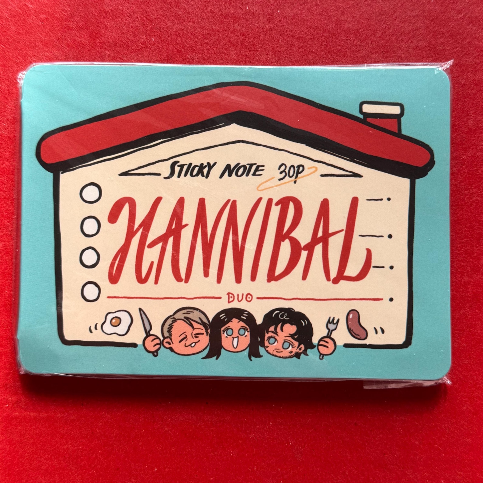 Hannibal TV Show Sticky Notes Set – 8 Designs, 30 Sheets Each, Flap ...